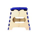 2009_12 Inch Plastic Folding Step Stool for Kids and Adults with Handle (Multicolor) - Back View by Nari Haat, Indian...