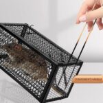 Live Mouse Trap – Easy Catch & Release Cage Mice, Squirrels, Voles & Hamsters - Closeup Embroidery by Nari Haat, In...