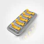 Wall Mounted Hook Towel Hook Rack Foldable Wall Hooks Mobile Holder Stand - Neckline Detail by Nari Haat, Indian ethn...