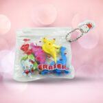 Small Dinosaur Shaped Erasers (4 Pc): Animal Erasers for Kids (School Supplies) - Neckline Detail by Nari Haat, India...