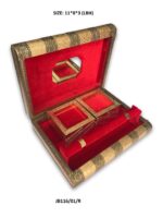 Jewellery Jewel Boxes Storage Box Organizer Gift Box for Women - Closeup Embroidery by Nari Haat, Indian ethnic wear,...