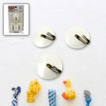Strong Self-Adhesive Hooks (2 Pc): Heavy Duty, Waterproof, All-Purpose - Front View by Nari Haat, Indian ethnic wear,...