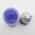 Girl Glass Water Bottle for School with Kid Sparkle Strap Cat 350ml (MOQ :- 75 pc) - Back View by Nari Haat, Indian e...