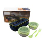 AIRTIGHT & LEAK PROOF STAINLESS STEEL CONTAINER MULTI COMPARTMENT LUNCH BOX CARRY TO ALL TYPE LUNCH IN LUNCH BOX & PR...