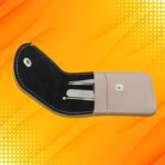 4-in-1 Nail Clipper Kit: Stainless Steel Tools, Manicure Set (Travel Case) - Back View by Nari Haat, Indian ethnic we...