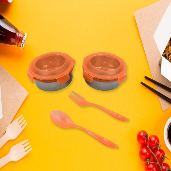 AIRTIGHT & LEAK PROOF STAINLESS STEEL CONTAINER MULTI COMPARTMENT LUNCH BOX CARRY TO ALL TYPE LUNCH IN LUNCH BOX & PR...