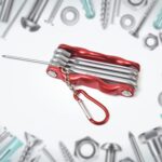 Portable 8 in 1 Multifunctional Cycling Bike Repair Tool Set Wrench Screwdriver Tools - Closeup Embroidery by Nari Ha...