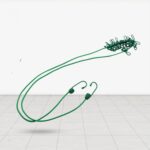 Elastic Cloth Drying Rope with 12 Metal Clip Portable Clothes line For Home & Travel - Sleeve Design by Nari Haat, In...