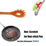 Silicone Kitchen Utensil Set - 6-Piece Heat-Resistant Non-Stick Cooking Spoons - Neckline Detail by Nari Haat, Indian...