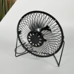 USB Table Desk Personal Metal Electronic Fan, Compatible with Computers, Laptops, Student Dormitory, Suitable For Off...