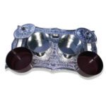 Multipurpose Decorative Multi Storage Mukhwas Dani / Serving Tray - Sleeve Design by Nari Haat, Indian ethnic wear, w...