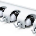 5-Layer Multipurpose Wall Mounted Organizer Mop And Broom Holder - Back View by Nari Haat, Indian ethnic wear, women ...