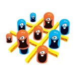 Tic-Tac-Toe Game, Gobble Game, Board Game Indoor (1 Set) - Front View by Nari Haat, Indian ethnic wear, women clothin...