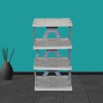 Foldable 4 Layer Shoe Rack