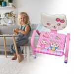 Cartoon Baby Chair Strong Steel Cushion & Comfortable Baby Chair High Quality Chair (1 Pc) - Closeup Embroidery by Na...