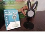 Cute Bunny Phone Stand, Angle Height Adjustable Phone Stand for Desk, Kawaii Phone Holder Desk Accessories, Easter Bu...