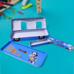 2 In1 Car Shape Metal Compass Box With Small Compass Box Inside - Neckline Detail by Nari Haat, Indian ethnic wear, w...