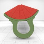 Baby Silicone Teether (1 Pc): Food Grade, Non-Toxic, Teething Relief (3 Months+) - Neckline Detail by Nari Haat, Indi...