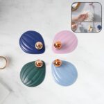 Self Adhesive Wall Hooks Waterproof Adhesive Sticky Stylish Hooks (4 Pc) - Front View by Nari Haat, Indian ethnic wea...