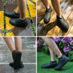Non-Slip Silicone Rain Anti skid Waterproof Fordable Boot Shoe Cover ( Large ) - Front View by Nari Haat, Indian ethn...