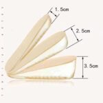 Medium 1 Pairs Silicone Heel Pads, Shoes Insole (11×6×3 Cm) - Closeup Embroidery by Nari Haat, Indian ethnic wear, ...