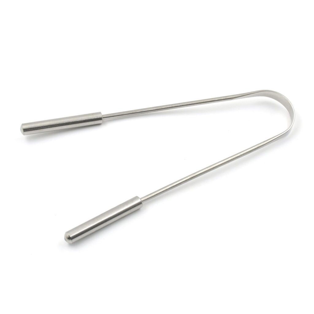 Steel Copper Tongue Cleaner for Oral Hygiene