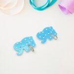 Strong Self-Adhesive Hooks (2 Pc): Heavy Duty, Waterproof, Multipurpose - Sleeve Design by Nari Haat, Indian ethnic w...