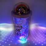 Sipper Bottle with Straw, LED Glow Light for Kids(Pack of 1) - Closeup Embroidery by Nari Haat, Indian ethnic wear, w...