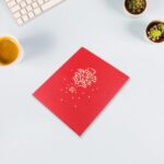 Unique 3D -Up Wishing Card (Christmas): 1 Pc - Closeup Embroidery by Nari Haat, Indian ethnic wear, women clothing, d...