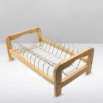 STAINLESS STEEL DRAIN BOWL STORAGE RACK HOLDER PLATE DISH CUTLERY CUP RACK WITH TRAY KITCHEN SHELF STAND - Back View ...