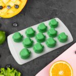 Silicone Mold Ice Cube Tray Creative Sweet Multi Type Ice Tray , Ice Cube Trays Multi Fruit Shape Ice Tray (1 Pc) - B...