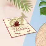 3D -Up Greeting Card (1 Pc): Birthday, Love, Christmas - Back View by Nari Haat, Indian ethnic wear, women clothing, ...