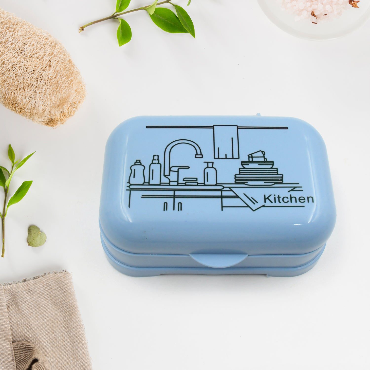 3_f0ca1989-367f-4090-8fed-c925ff7b87b2.jpg Soap Dish with Drain Soap Holder, Soap Saver Soap Tray (1 Pc) - Front View by Nari Haat, Indian ethnic wear, women c...