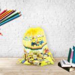 Small Dori Bag – Cute Drawstring Backpack for Kids, Party Gift - Closeup Embroidery by Nari Haat, Indian ethnic wea...