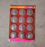 Self-Adhesive Wall Hooks (12 Pcs): Steel, Multipurpose for Home - Fabric Detail by Nari Haat, Indian ethnic wear, wom...