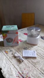 Portable Mini Food Processor Chopper Electric Veggie Chopper 3 Blades With Charching Cable Type C, Vegetable Chopper,...