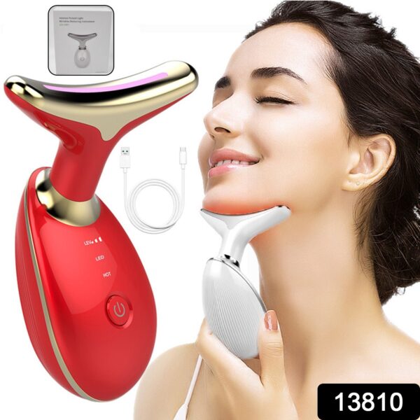Electric Face Massager Wrinkle Remover LED Photon Face Beauty Device (1 Pc / Plastic) - Front View by Nari Haat, Indi...