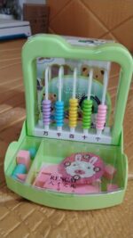 Maths Material Set Abacus Counting Number Arithmetic Aid Educational Kid Toy - Fabric Detail by Nari Haat, Indian eth...