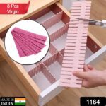 Plastic Adjustable Grid Drawer Dividers – Organizers for Home & Kitchen Drawers - With Dupatta by Nari Haat, Indian...