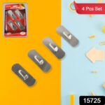 Self- Adhesive Hooks, Heavy Duty Wall Hooks Hangers Stainless Steel Waterproof Sticky Hooks for Hanging Robe Coat Tow...