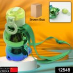 Cute Plastic Water Bottle with Strap & Stickers  Kids School Bottle (1 Pc) - With Dupatta by Nari Haat, Indian ethnic...