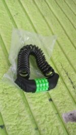 Spiral Cable Lock | 4-Digit Combination Code | Bicycle Security Lock (1 Pc) - Fabric Detail by Nari Haat, Indian ethn...