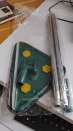 2-in-1 Extendable Triangle Mop – 360° Rotating Telescopic Mop (1 Pc) - Fabric Detail by Nari Haat, Indian ethnic w...