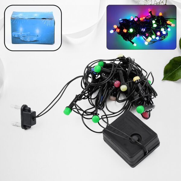 Home Decoration Diwali & Wedding LED String Light (16L 3 Mtr) - Front View by Nari Haat, Indian ethnic wear, women cl...