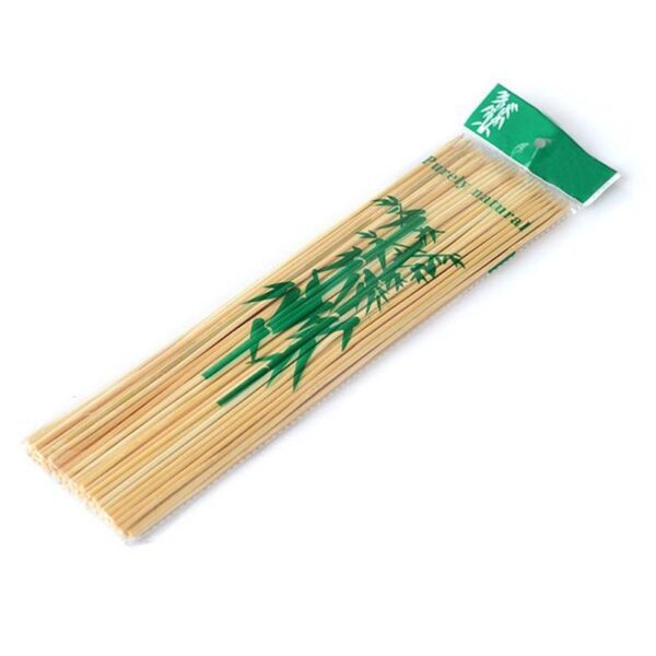 Bamboo Wood Skewer BBQ Sticks - Front View by Nari Haat, Indian ethnic wear, women clothing, designer suit