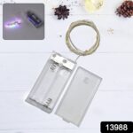 Multicolor 2AA Battery Powered, Copper Wire String Fairy Lights with 30 LEDs - With Dupatta by Nari Haat, Indian ethn...