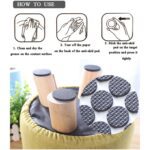 28 pc Rubber furniture Pads Self Sticking Non Slip Furniture Noise Insulation Pads - Neckline Detail by Nari Haat, In...