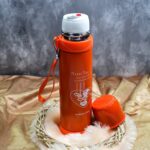 Stainless Steel Mix Bottle for Water & Beverages (1 Pc) - Sleeve Design by Nari Haat, Indian ethnic wear, women cloth...