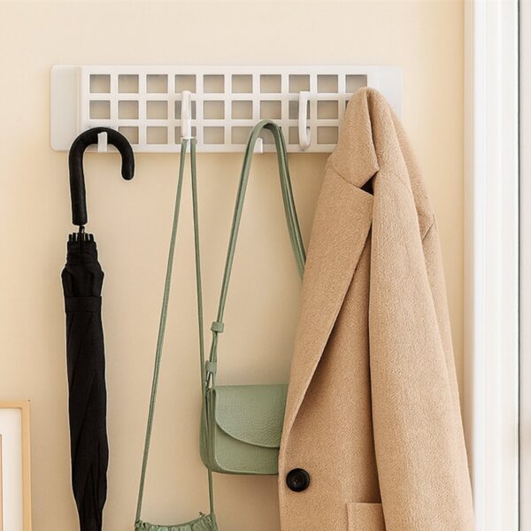 5Spin Plastic Hanger Hook, Hotel, Bathroom Wardrobe Wall ClothesHanger Hook - Front View by Nari Haat, Indian ethnic ...