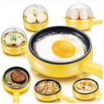 Multi-functional Electric 2-in-1 Egg Frying Pan with Boiler & Measuring Cup - Front View by Nari Haat, Indian ethnic ...